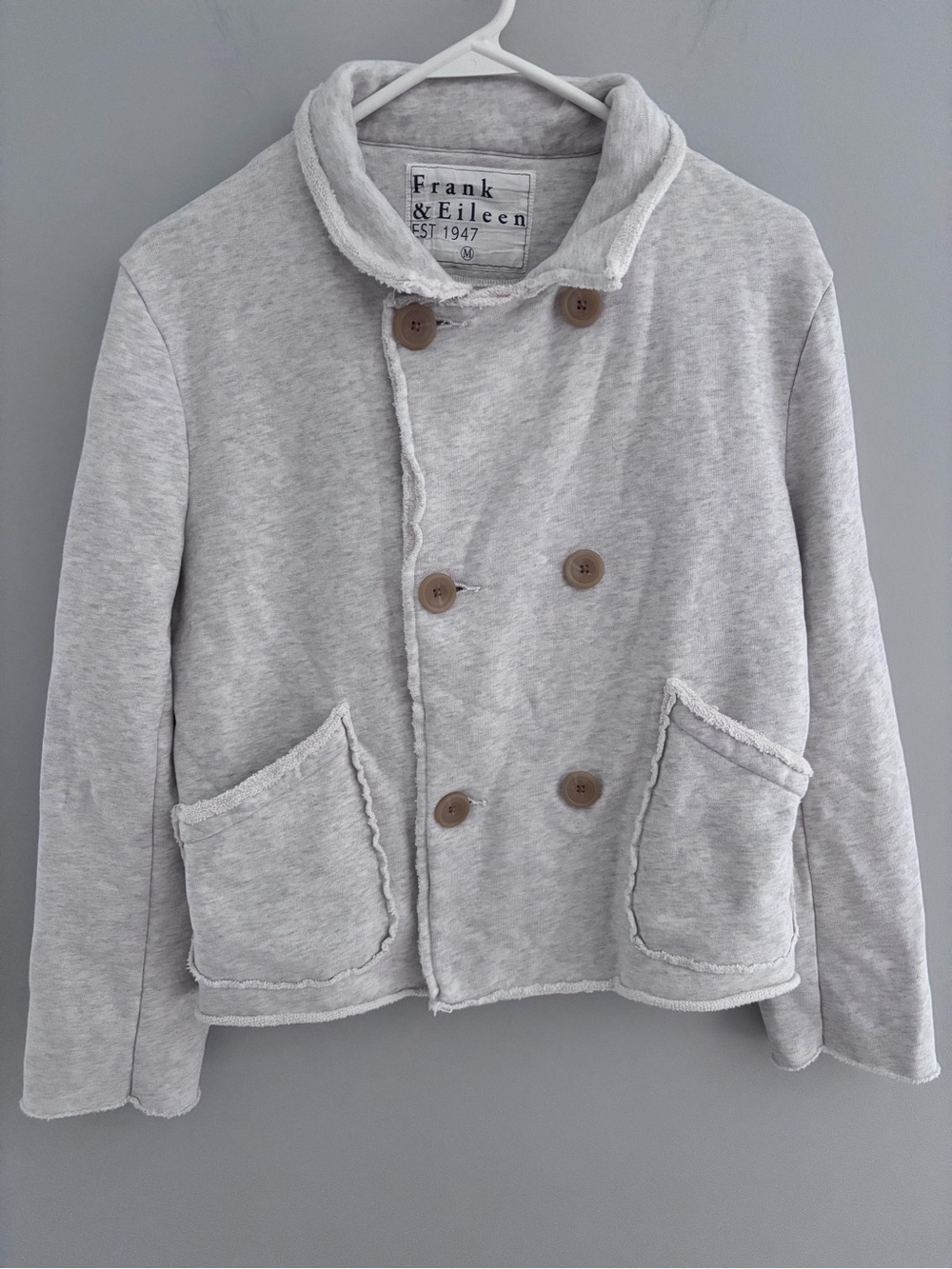 Frank & Eileen Belfast Peacoat gray Triple Fleece Jacket Medium